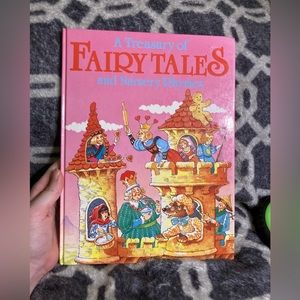 1992 Treasury of Fairy Tales and Nursery Rhymes Book - Colorful Art